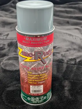 61sp Zero Rust 095678100053 Grey Inhibitive Coating 12oz Aerosol
