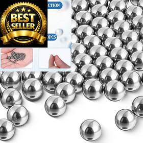 Zeyiyer 633180 1 Cdsabueb 100 Pcs Paint Mixing Balls Metal 1 Count Pack Of Silver