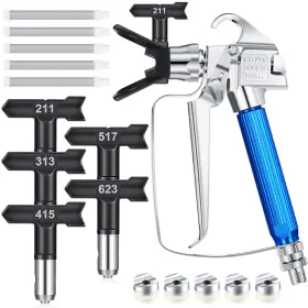 B0bd88bdq4 Zhengmy 12 Pcs Airless Paint Sprayer Gun Nozzle Guard Spray Tips Filter Kit