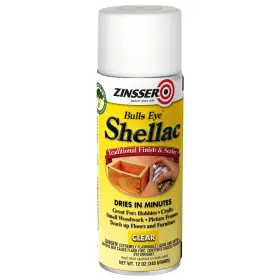 00408 Zinsser Bulls Eye Shellac Aerosol 12 Oz Clear- Case Of 6