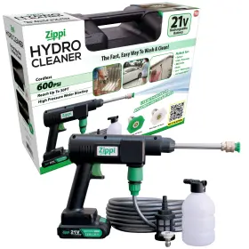 Zippi 817889015526 Hydro Cleaner Standard 2025 Cordless High-pressure Teal And Black