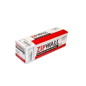Py50 Zipwall 641877700145 Dust Barrier Plastic Sheeting White 10ft X 50ft 3 Mil