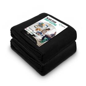 Zuperia B0cqg673pp Black Drop Cloth 6x10ft Pack Of 2 Canvas Paint Floor Cover Reusable Wash
