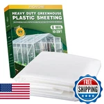 Promore 6 Mil Plastic Sheeting 10X25 Ft Clear, Uv Resistant, Heavy Duty New. Price: $52.60.