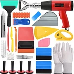 Vinyl Wrap Tool With Heat Gun, Car Kit, Felt Squeegee, Tucking New. Price: $94.39.