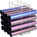 Vinyl Roll Storage 20-HOLES Rack For Craft Room Holder New. Price: $22.95.