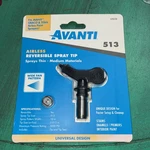 Avanti 513 Airless Reversible Spray Tip W/wide Pattern #64628 New. Price: $16.99.