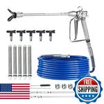 Vevor Airless Paint Gun And Hose Kit, 3600PSI High Pressure Sprayer New. Price: $79.84.
