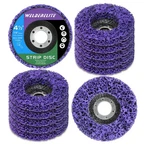 Welderelite 12-PACK 4.5" Purple Paint & Rust Stripping Discs For Angle Grinder New. Price: $58.74.