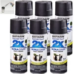 Rust-oleum 2X Ultra Cover Spray Painter's Touch 12 Oz, Flat Black, 6 Pack New. Price: $65.94.