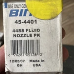 Binks 45-4401 44SS Fluid Nozzle Pk New Genuine. Price: $169.00.