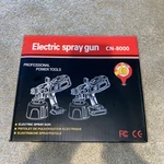 Paint Sprayer, Cosyjazz 1200W Hvlp Gun With 5 Nozzles & 3 New. Price: $25.00.