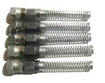 Lot Of Binks 72-1585 Hose Connection With Spring Guard 3/8 Nps X 1/4 Id Tube New. Price: $21.75.