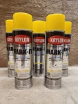 Lot Of 5: Krylon 731708 Industrial Mark-it Wb Inverted Yellow Marking Paint New. Price: $39.95.