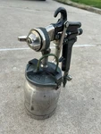 Binks Model 7 Gun W/ Pressure Cup Vintage Industrial Paint Sprayer Used. Price: $75.00.