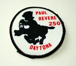 Paul Revere 250 Daytona Raceway 1970S Round Patch New Nos Rider. Price: $13.99.