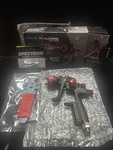 Black Widow By Spectrum Professional Hvlp Gravity-feed Spray Gun With Side Fan Seller. Price: $129.99.