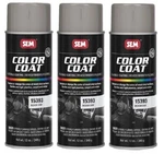 Sem 15393, Medium Gray, Color Coat Vinyl Paint, Aerosol (3 Cans) New. Price: $67.30.