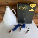 Hiltex Air Texture Spray Gun 31229 With Hopper And Nozzles Used. Price: $30.00.