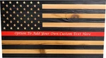Bellewood Designs Red Line American Flag Hidden Gun Storage, Customizable Thin New. Price: $143.99.