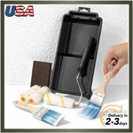 Bates- Inch Paint Roller Kit, 8 Pcs, 1X Plastic Tray, Frame 4" New. Price: $14.59.