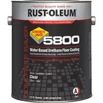 Rust-oleum 353961 Gal Floor Coating, Gloss Finish, Clear, Water Base New. Price: $152.99.