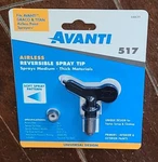 Avanti 517 Reversible Airless Paint Spray Tip #64639 New. Price: $14.98.