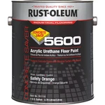 Rust-oleum 261116 Gal Floor Paint, Gloss Finish, Safety Orange, Solvent Base New. Price: $59.29.