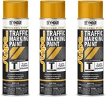 20-646 Seymour Stripe Water-based Traffic Marking Paint, Yellow 3 Pack New. Price: $30.00.