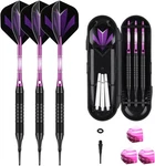 Colorful Rainbow Soft Darts Set 18G & 21G Plastic Tips, Anti-loose Design New. Price: $35.95.