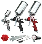 9 Pc. Hvlp Spray Gun Set New. Price: $177.99.
