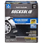 Rust-oleum 306325 Rocksolid Pearlescent Floor Coating Black 1 Car Garage New. Price: $217.00.