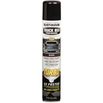 Rust-oleum Turbo Black Abrasion & Truck Bed Coating Spray 24OZ New. Price: $30.25.