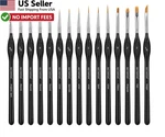 Gethpen Extreme Paint Brushes Set 15PCS Miniature Fine Detailing From Usa New. Price: $14.88.