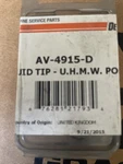 Devilbiss AV-4915-D Fluid Tip Uhmw Poly New. Price: $89.00.