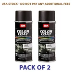 Paints SEM15243 Satin Black Color Coat Aerosol 12 Ounce (pack Of 2), New. Price: $53.95.