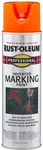 Rust-oleum 2554 Professional 15 Ounce (pack 1), Fluorescent Orange New. Price: $17.98.