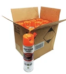 Rust-oleum M1600 Line Marking Paint, Fluoro Orange, 17OZ Aerosol, 12/CT New. Price: $49.99.