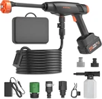 Cordless Pressure Washer Battery Powered; 1100PSI 2.4 Gpm Portable New. Price: $102.56.