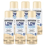 Rust-oleum Low Odor Premium Spray Paint, 11 Ounce (pack Of 6), Seashell New. Price: $82.44.