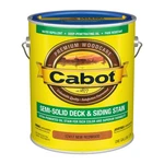 Cabot 140.0017417.007 Semi-solid Deck & Siding Low Voc Exterior Stain, Gallon, New. Price: $92.96.