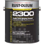 Rust-oleum 283907 Traffic Zone Striping Paint, 1 Gal., Bike Lane Green, Water New. Price: $68.99.