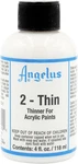 2-THIN Acrylic Thinner 4 Oz For Airbrush Leather Fabric Paints New. Price: $15.29.