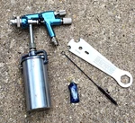 Binks Mach Cub Hvlp Outfit #98-1155 Siphon Feed Touch-up Spray Gun W/ 8OZ Cup Used. Price: $149.99.