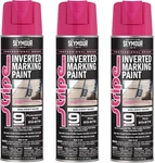 3-PK 20-979 Seymour Stripe Inverted Ground Marking Paint, Fluorescent Hot Pink New. Price: $27.00.