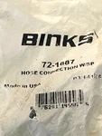 Binks Hose Fitting Swivel 71-227 1/4'' Nps X .350 O.d. 72-1687 New. Price: $26.99.