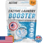 Enzyme Laundry Booster Odor Remover - 2 Lbs Unscented Enzymatic Clothes Stain New. Price: $25.16.