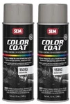 Sem 15393, Medium Gray, Color Coat Vinyl Paint, Aerosol (2 Cans) New. Price: $46.59.
