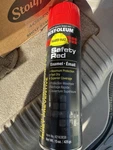 Rust-oleum V2163838 Preventative Spray Paint, Safety Red, Gloss, Solvent, New. Price: $17.00.