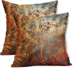 Brown Metal Pillow Covers 20X20 Gold Rusty Cinnamon Copper Bronze Met... New. Price: $29.40.